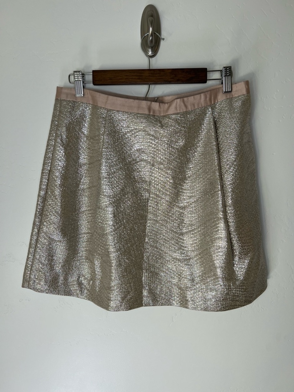 Tory Burch Gold Metallic Kathleen Skirt